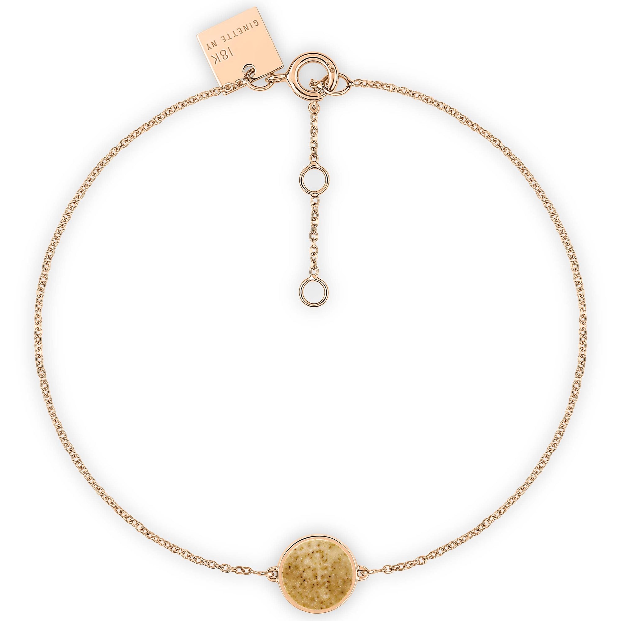 Mini Ever Picture Jasper Bracelet | 18K Rose Gold