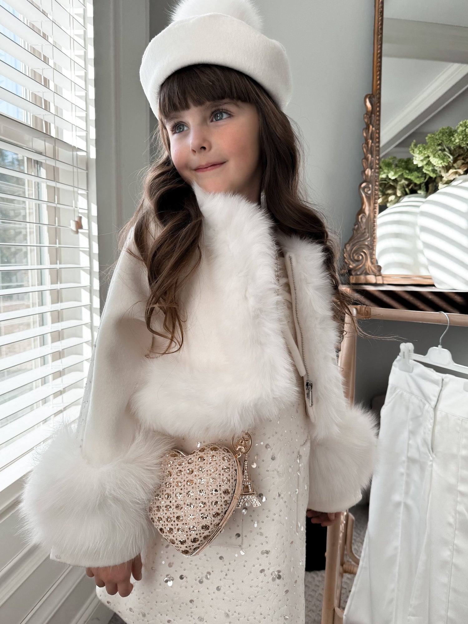 Baby Girls | Marshmallow Wool Coat | Beige