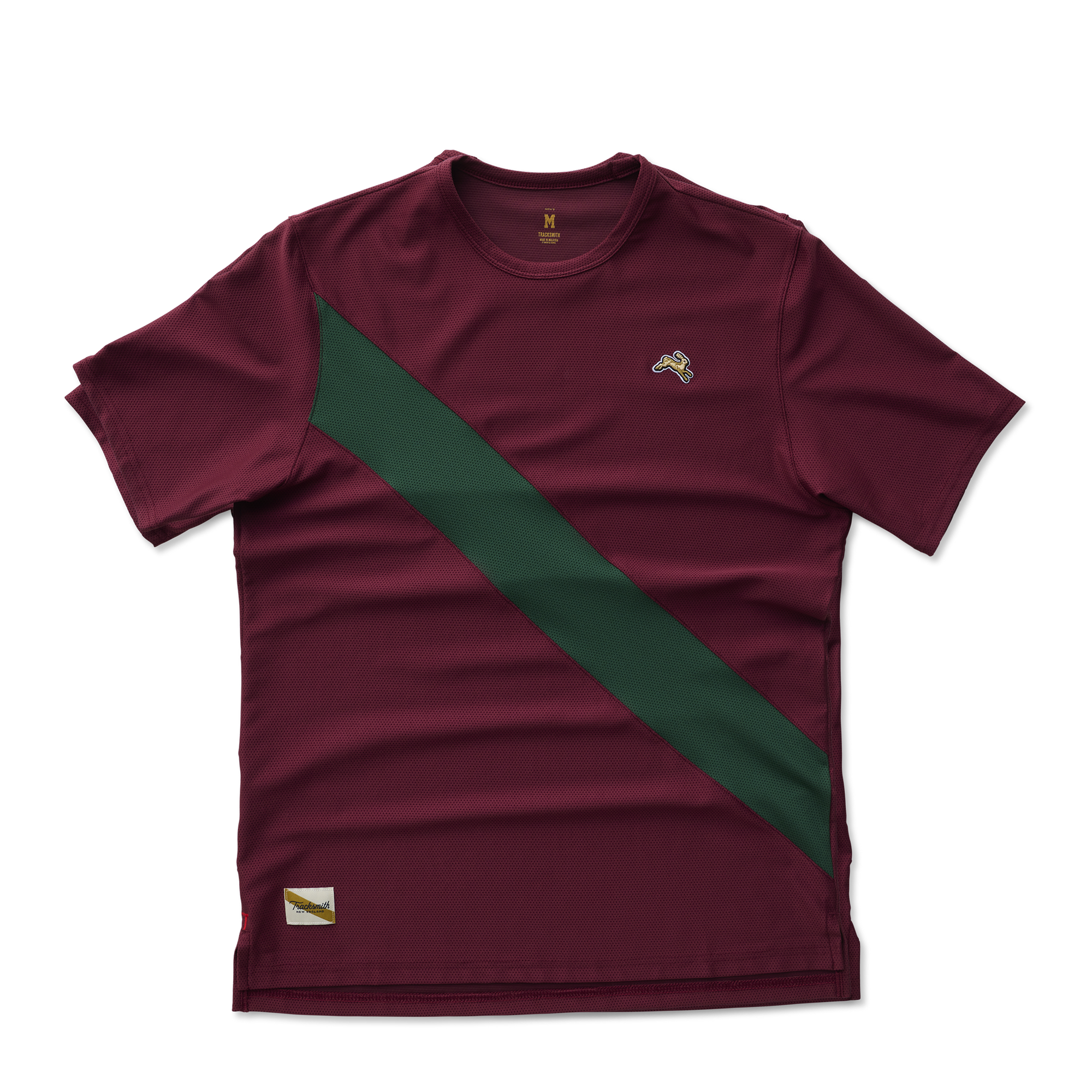 Mens | Van Cortlandt Tee | Wine/Emerald
