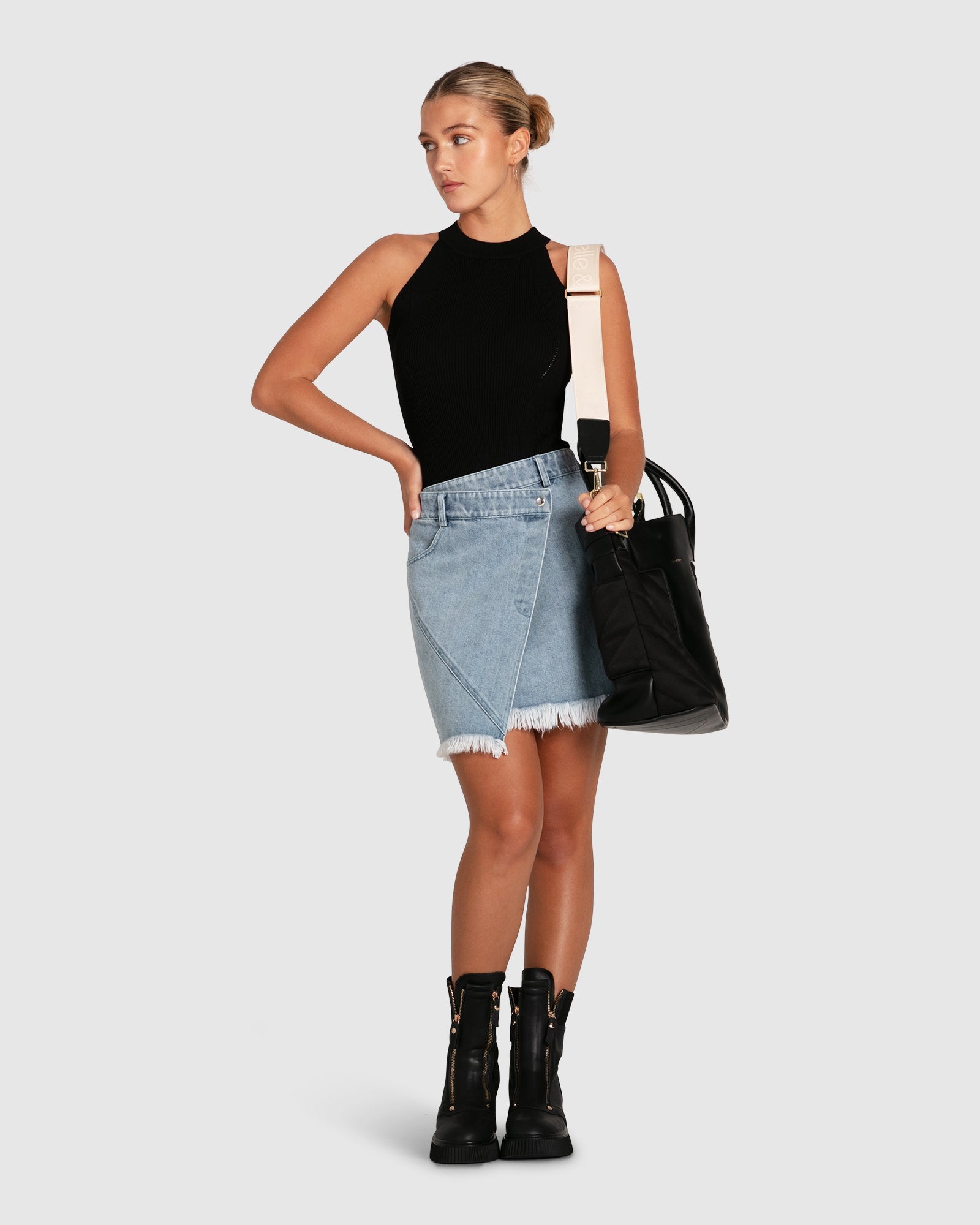 Women | Back For Good High Neck Bodysuit | Black