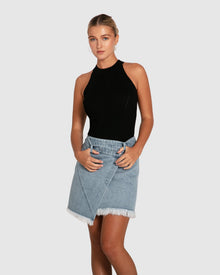 Women | Back For Good High Neck Bodysuit | Black