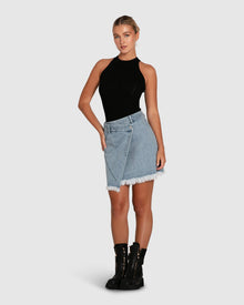 Women | Back For Good High Neck Bodysuit | Black