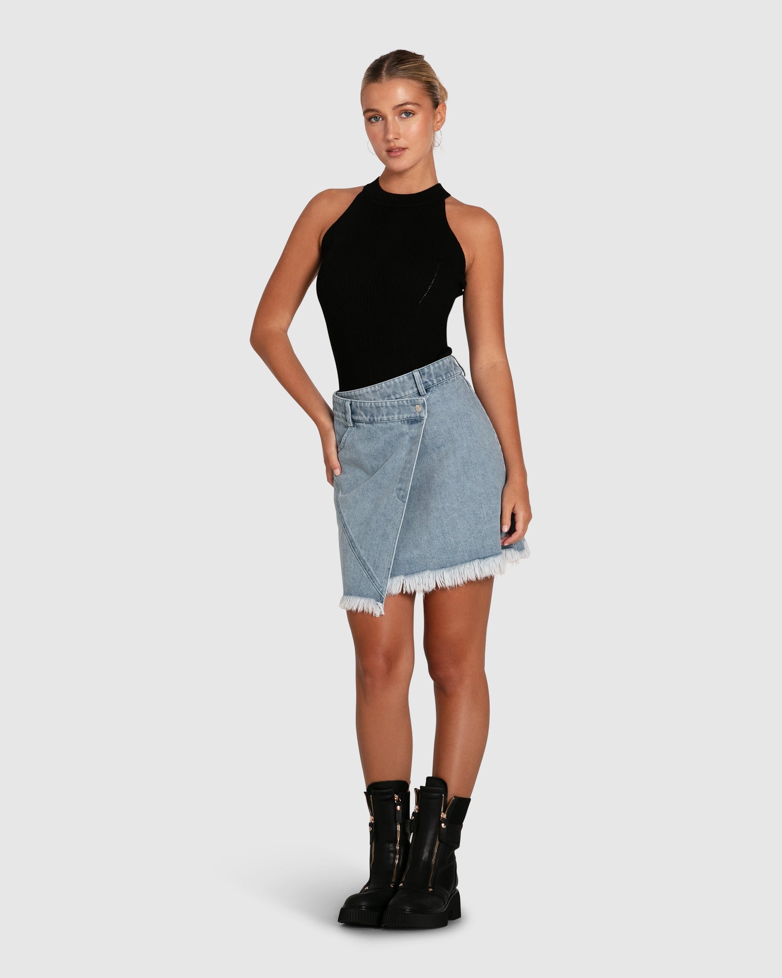 Women | Back For Good High Neck Bodysuit | Black