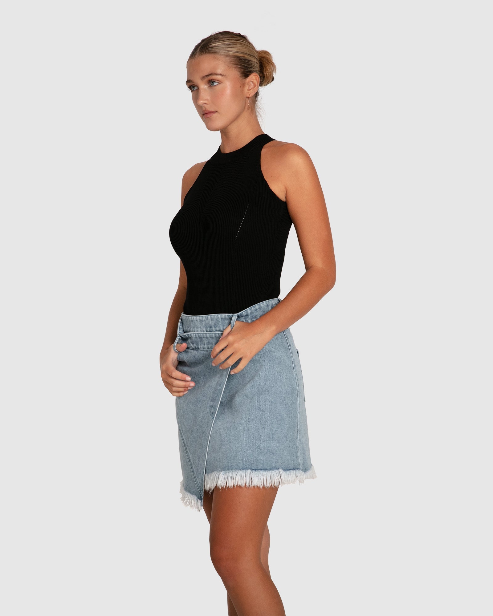 Women | Back For Good High Neck Bodysuit | Black