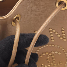 Chanel | Pre-Owned CC Deauville Drawstring Bucket Bag | Neutral