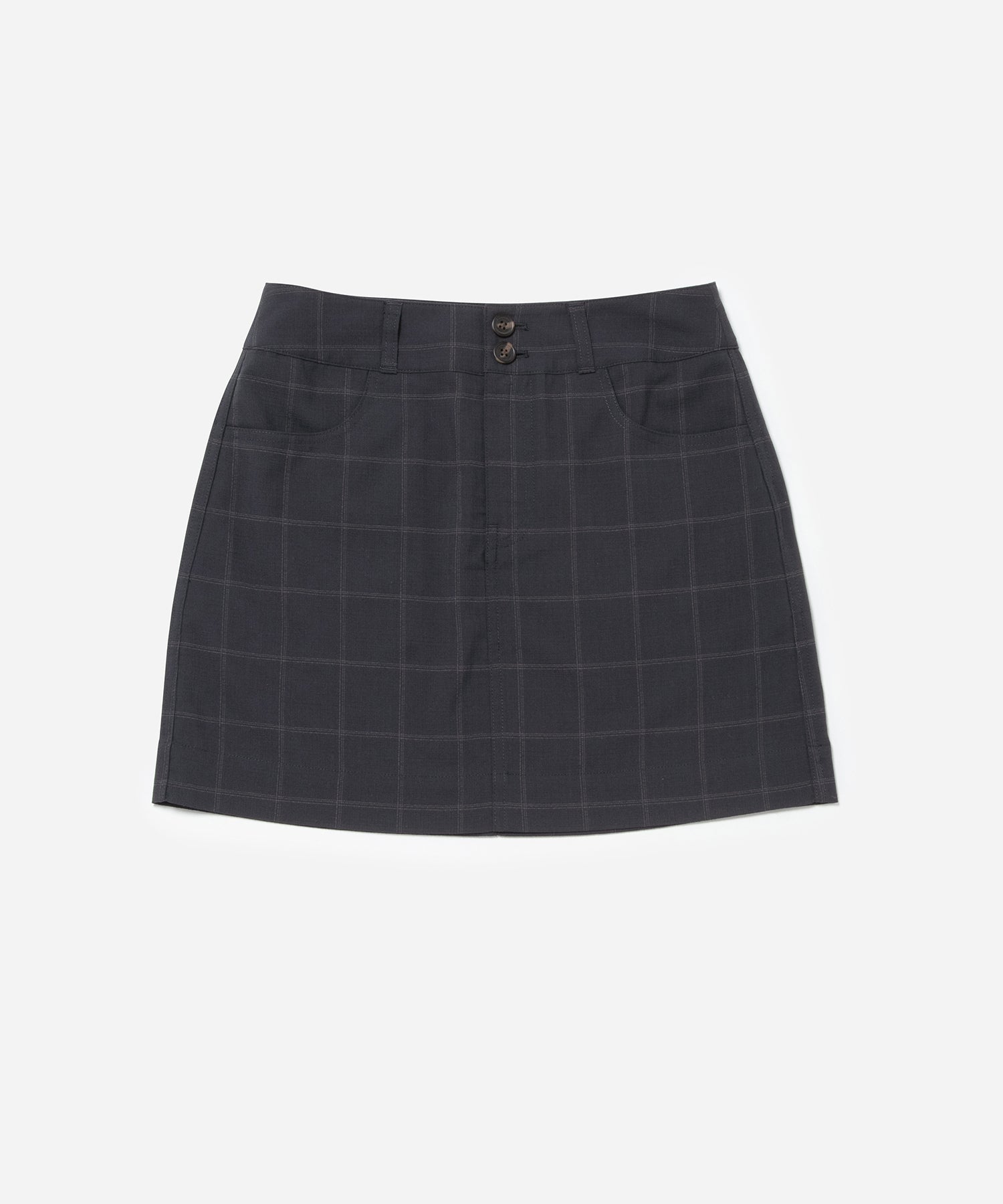 Womens | Zoe Gabardine Skirt | Black