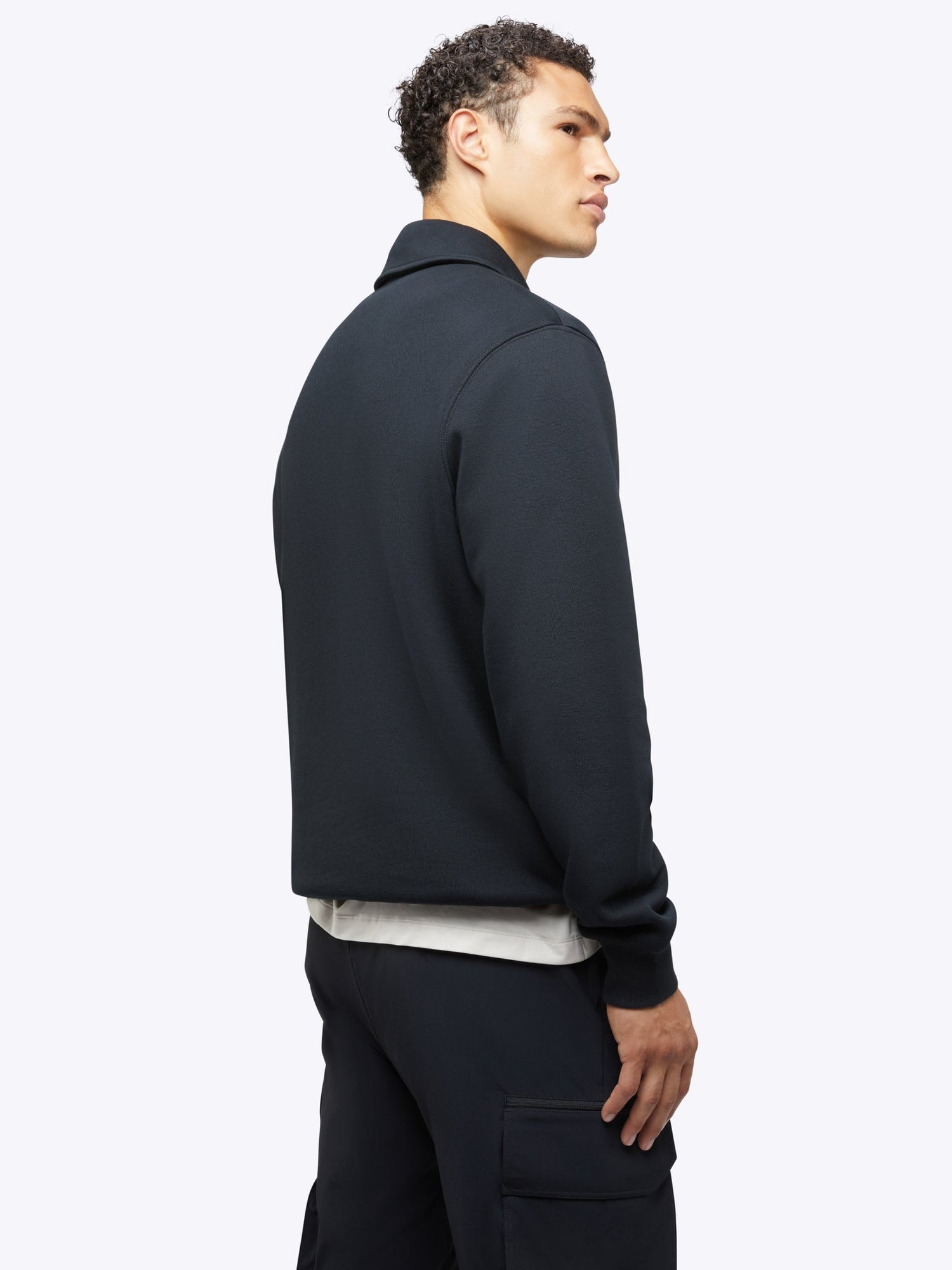 Mens | Mens Divine Fleece Q-Zip | Black