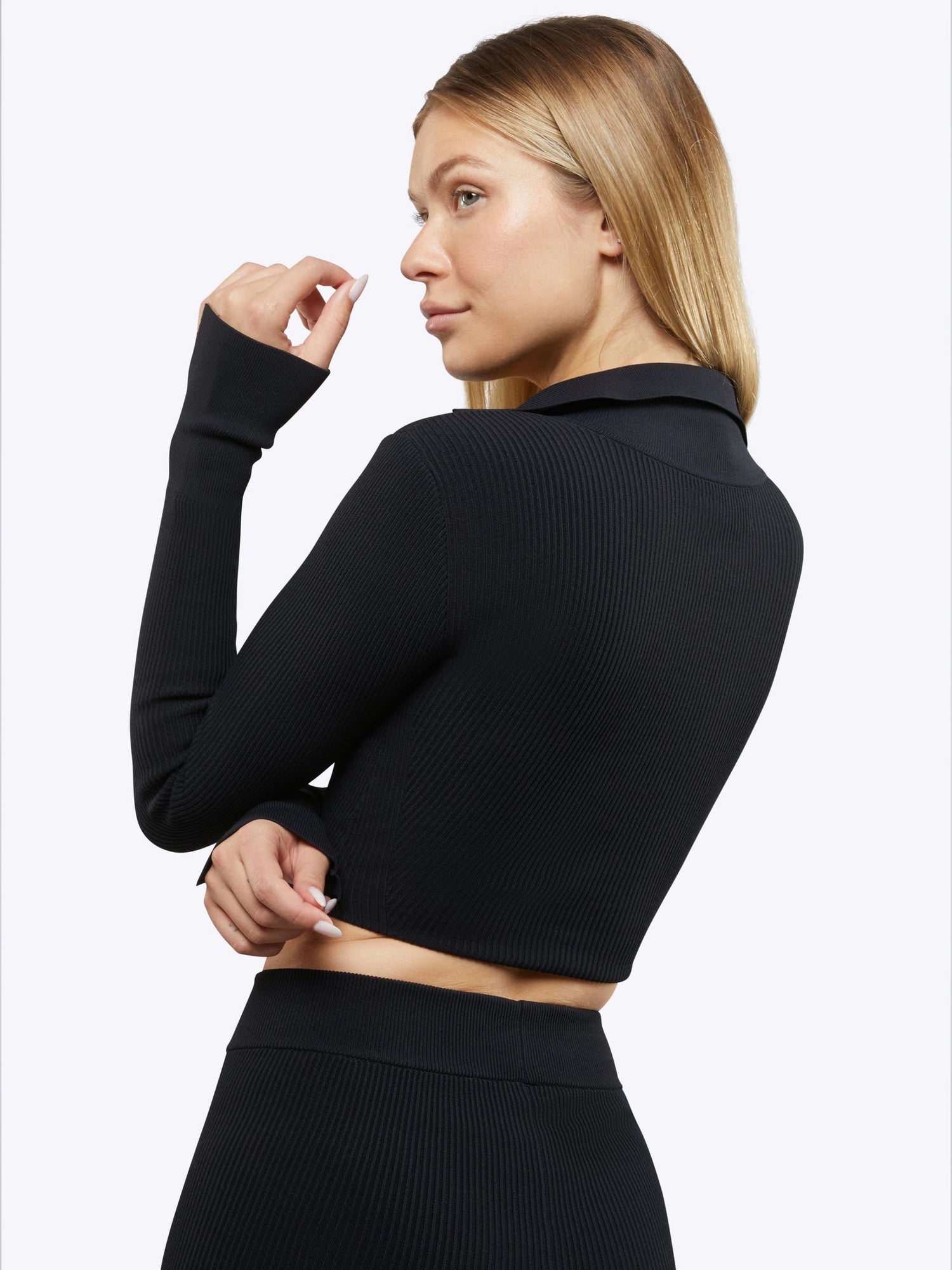 Womens | Coreflex LS Polo | Black