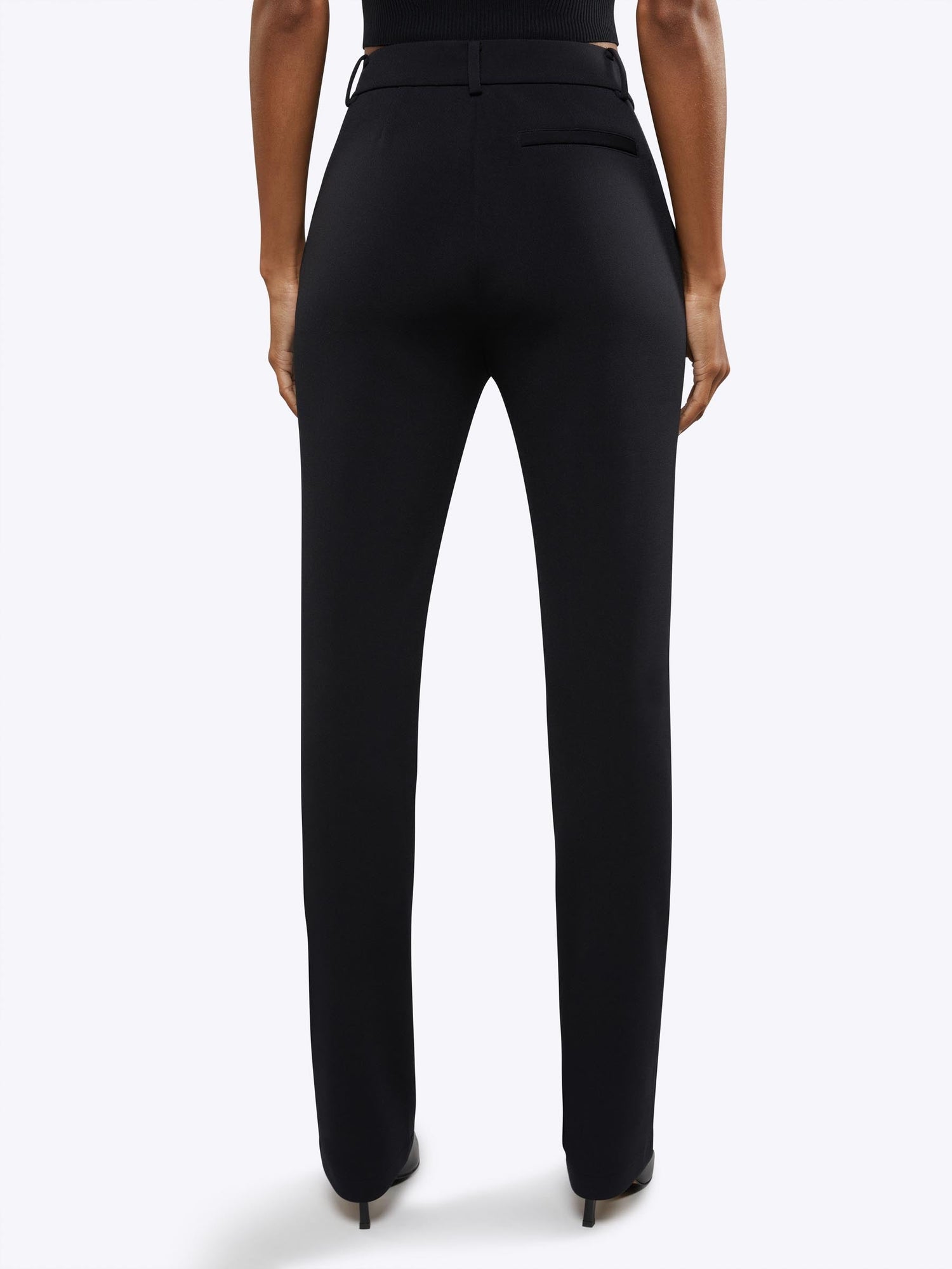 Womens | Statement Slim-Fit Pant | Black
