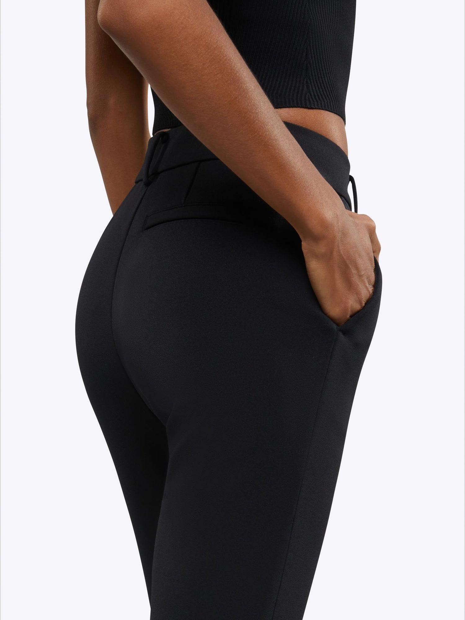 Womens | Statement Slim-Fit Pant | Black