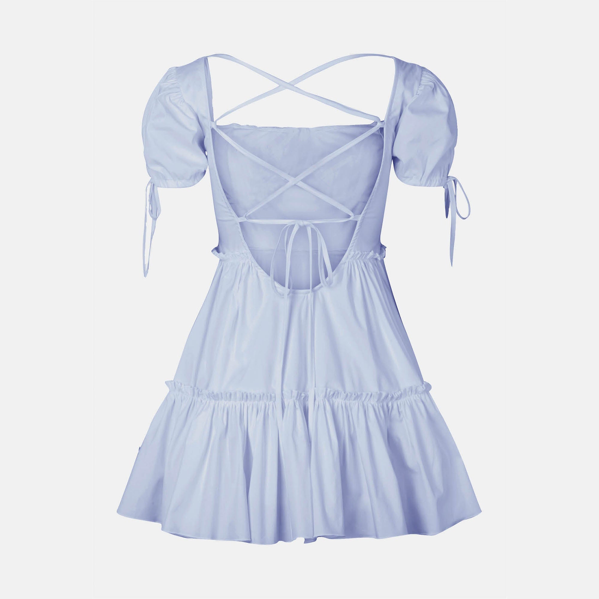 OW Collection Blanc Dress | Dusty Blue