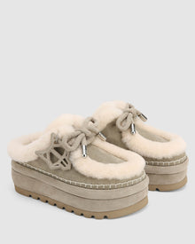 Womens | Blizzard Yetti Suede Loafer | Stone