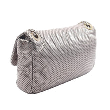 Chanel | Pre-Owned Reissue Perforated Calfskin Drill Flap | Silver