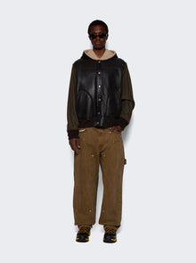 Men | Givenchy | Reversible Shearling Varsity | Brown