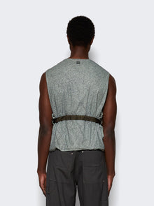 Men | Givenchy | Crackled Effect Vest | Medium Grey
