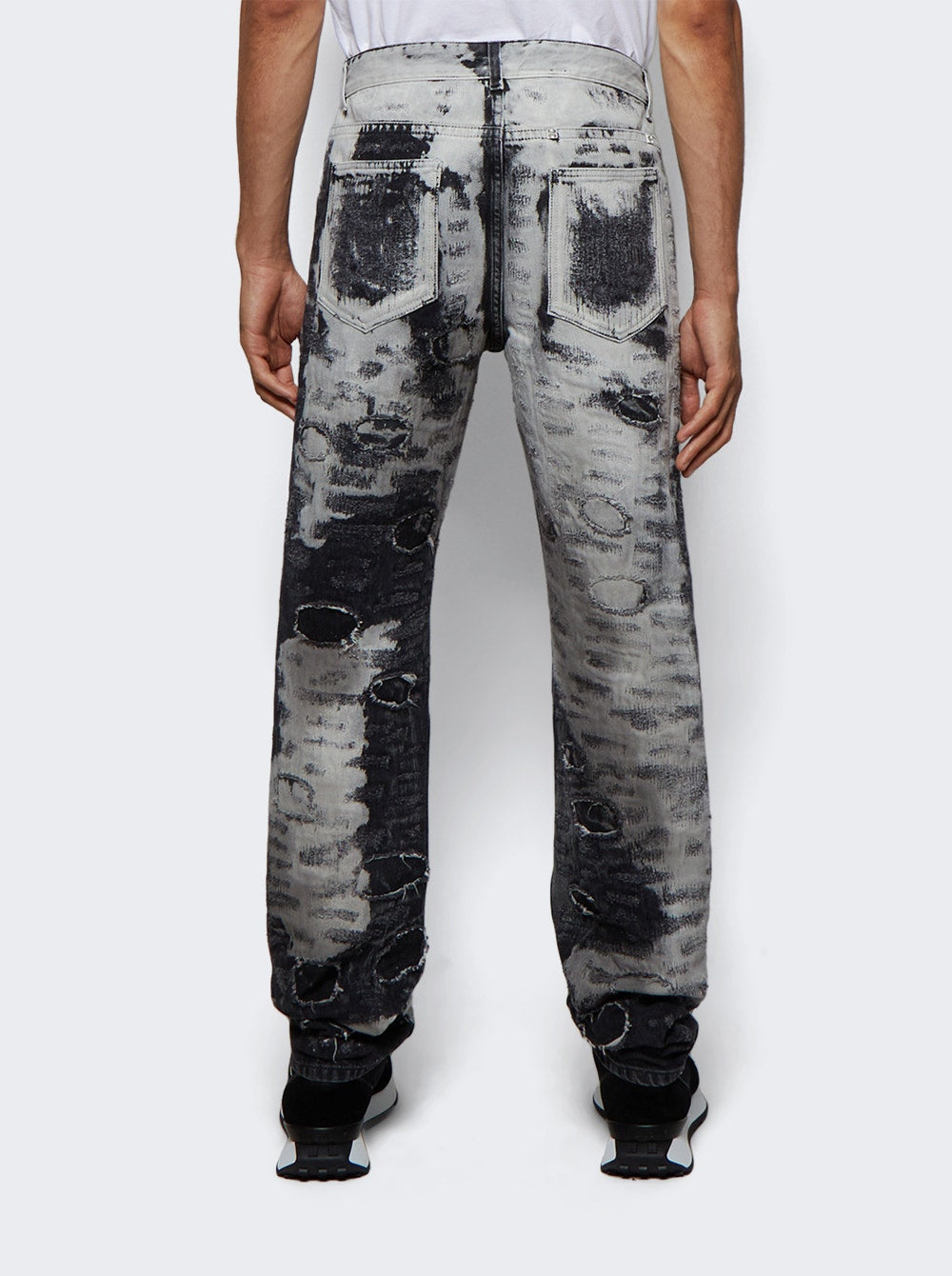 Men | Givenchy | Slim Fit 5 Pocket Trousers | Black & White