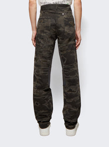 Men | Givenchy | Leg Yoked Slim Fit Denim Trousers | Khaki Brown