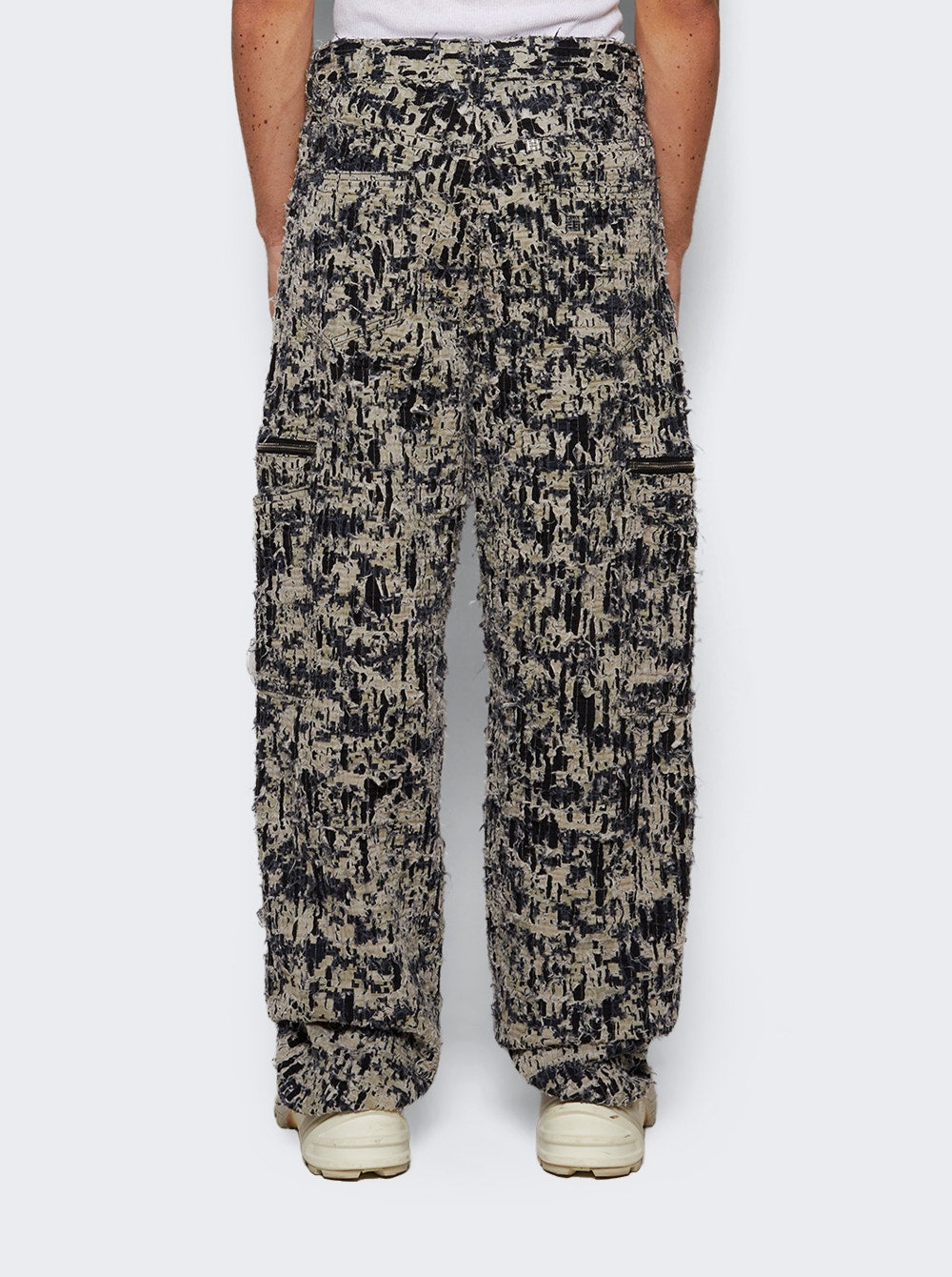 Men | Givenchy | Loose Fit Cargo Pants | Beige & Black