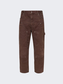 Men | Givenchy | Studded Carpenter Pants | Brown