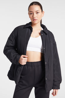 Bandier | Classic Coaches Jacket | Black