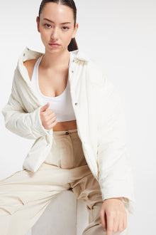 Bandier | Classic Coaches Jacket | Gardenia
