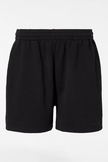 Bandier | Classic Logo Terry Sweat Short | Black