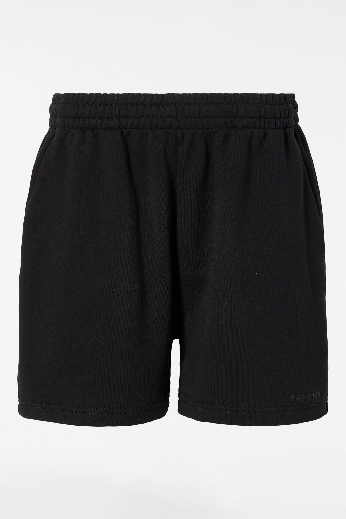 Bandier | Classic Logo Terry Sweat Short | Black