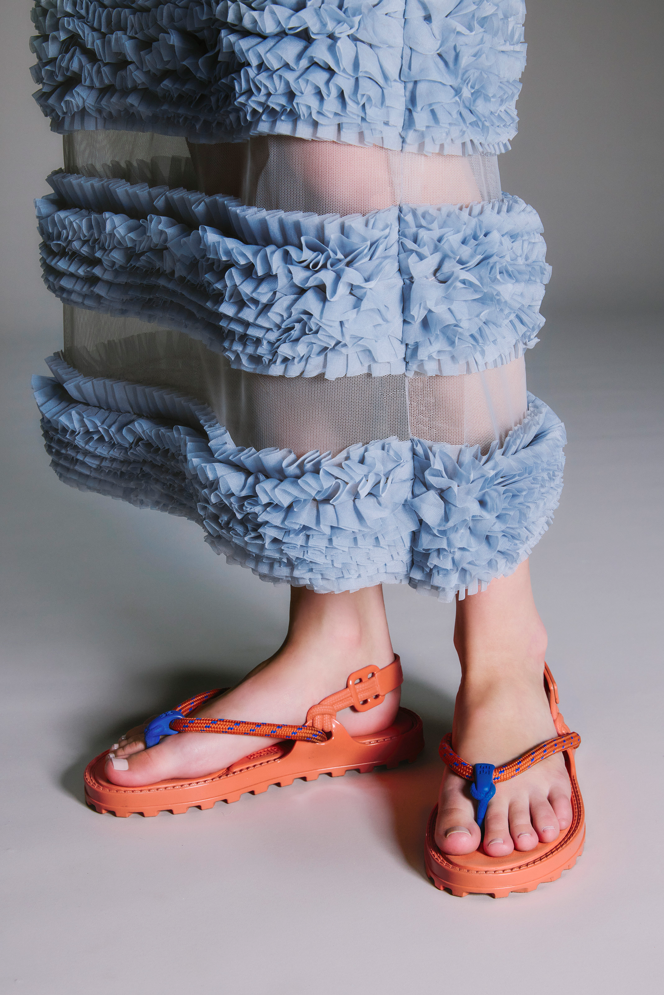 Bond Sandal | Orange/Blue