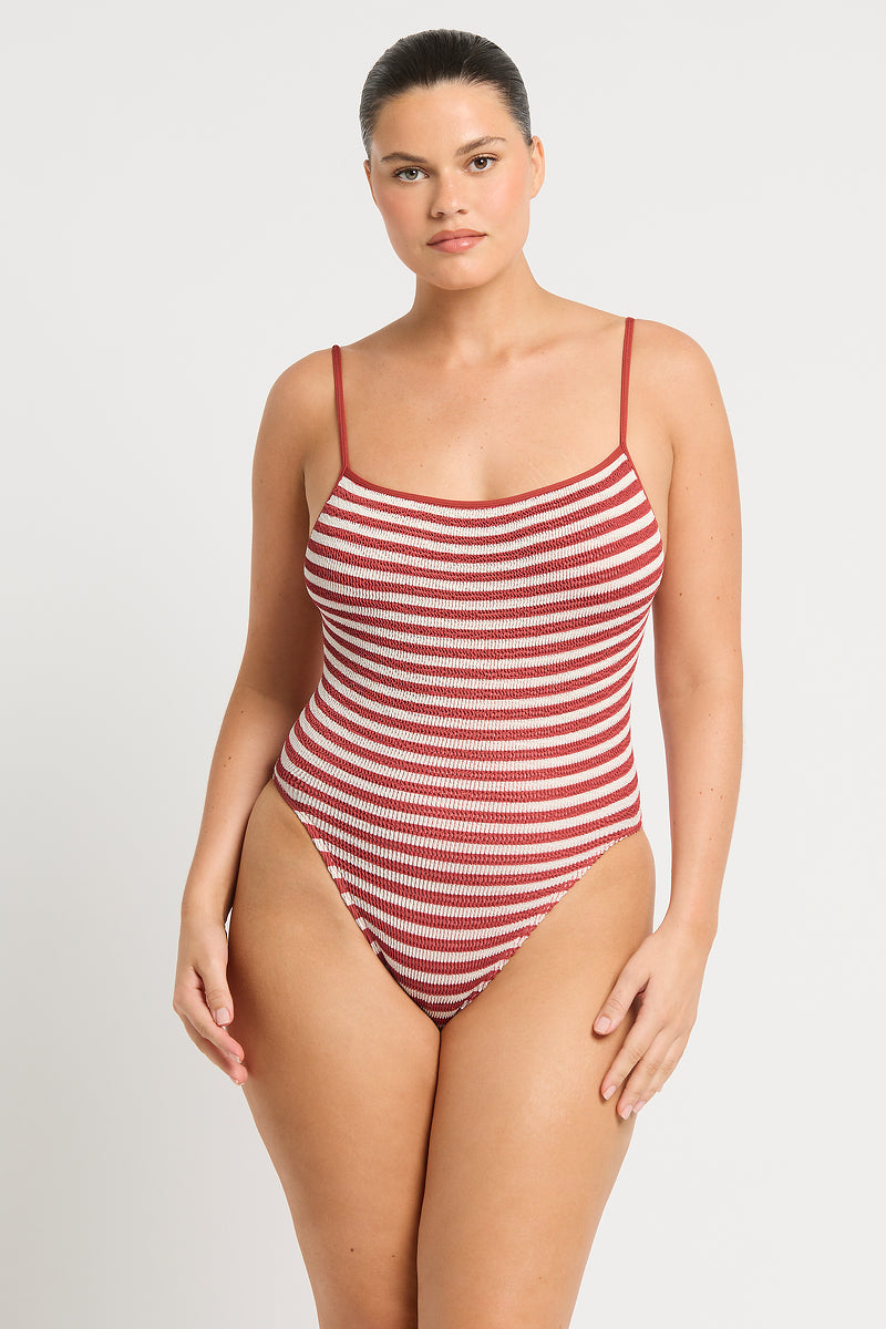 Low Palace One-Piece | Rooibos Stripe