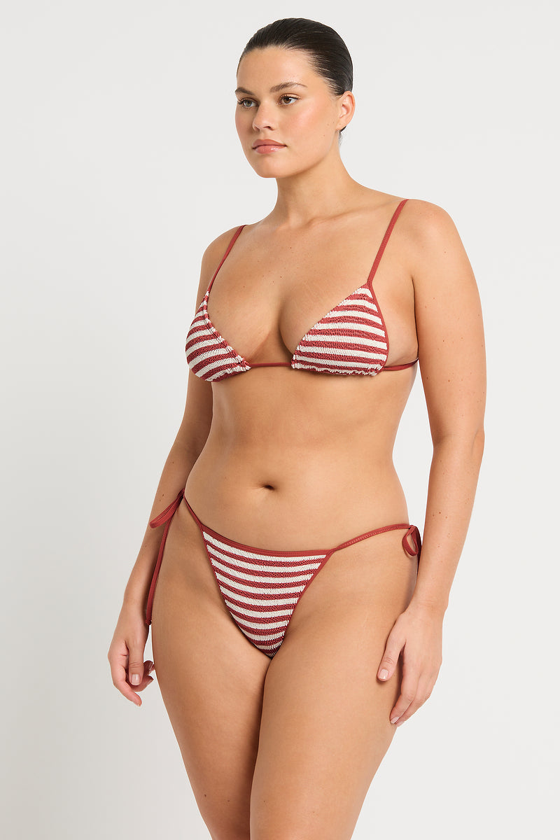 Anisha Brief Bottom | Rooibos Stripe