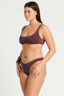 Malibu Crop | Amarena Lurex Micro