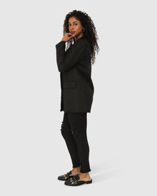 Women | Because Of You Trimmed Blazer | Black