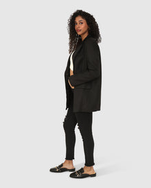 Women | Because Of You Trimmed Blazer | Black
