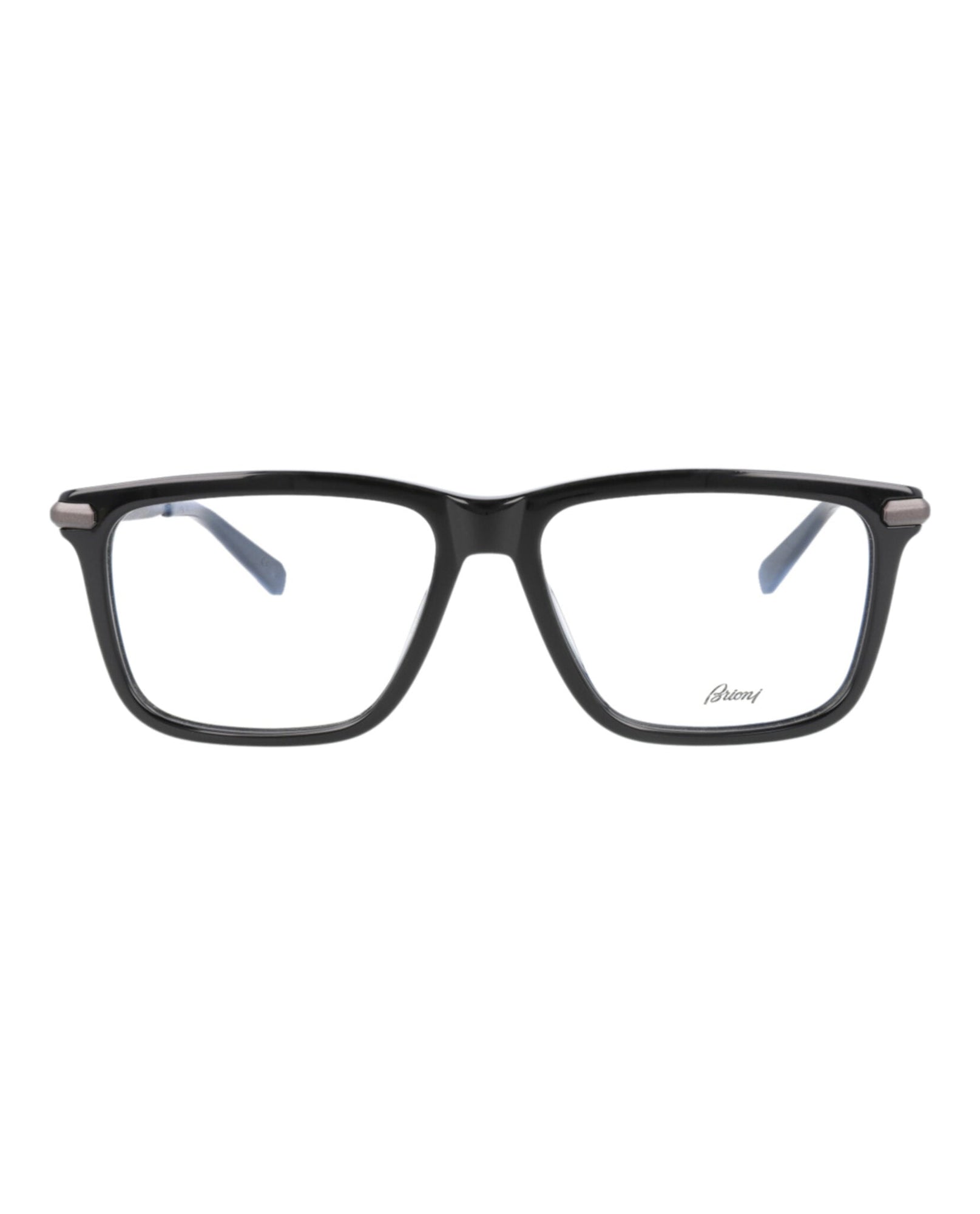 Brioni Square Acetate Optical Frames | Black