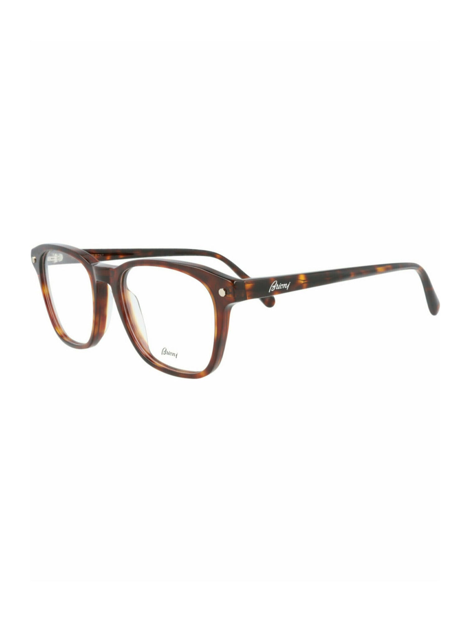 Brioni Square Acetate Optical Frames | Havana