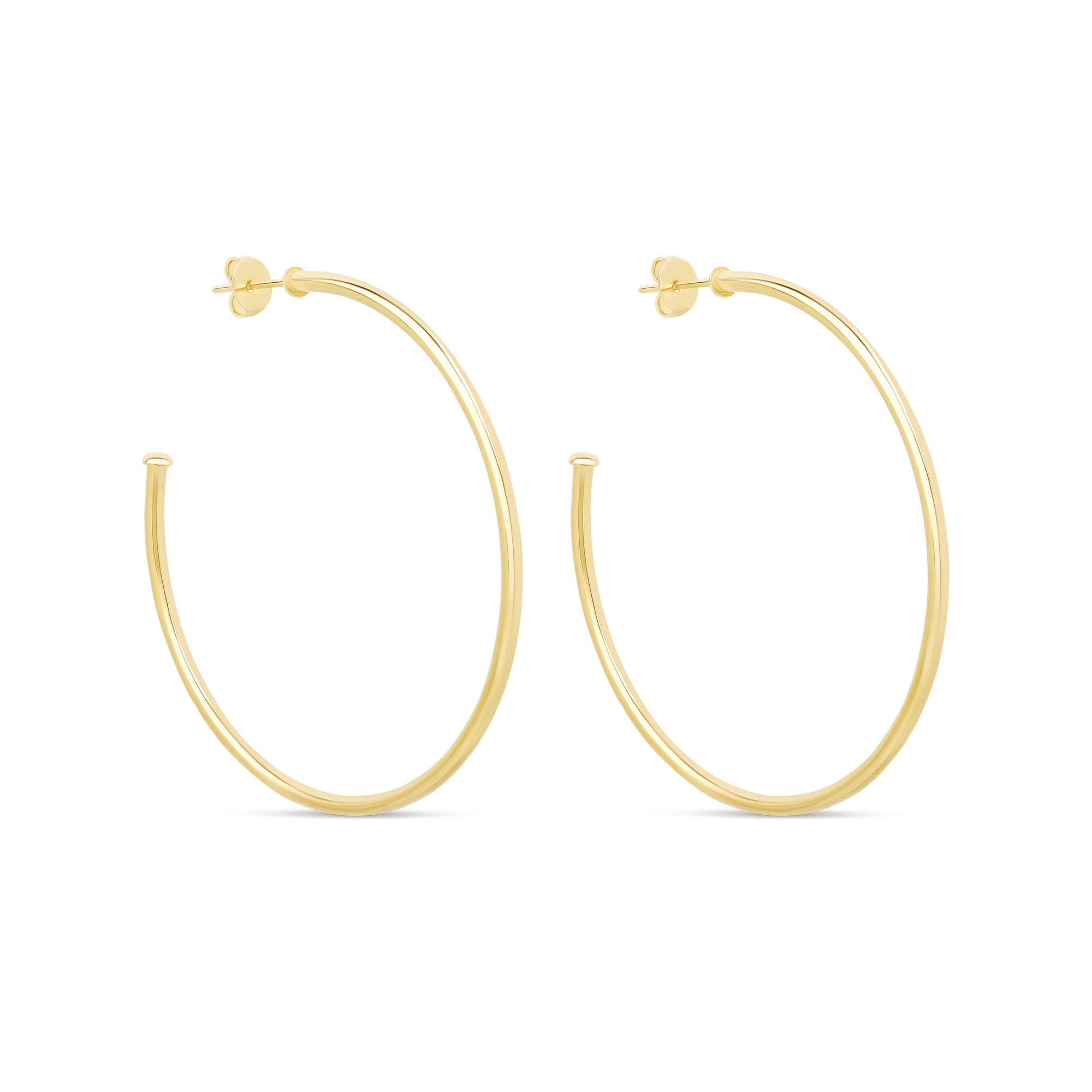 The Everyday Gold Hoops | Gold Vermeil