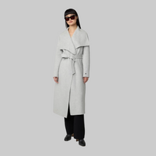Britta Straight-Fit Wool Coat | Stone