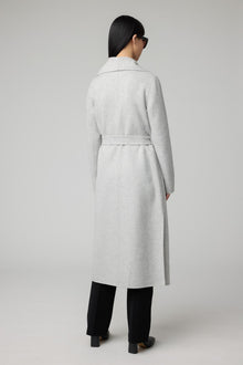 Britta Straight-Fit Wool Coat | Stone