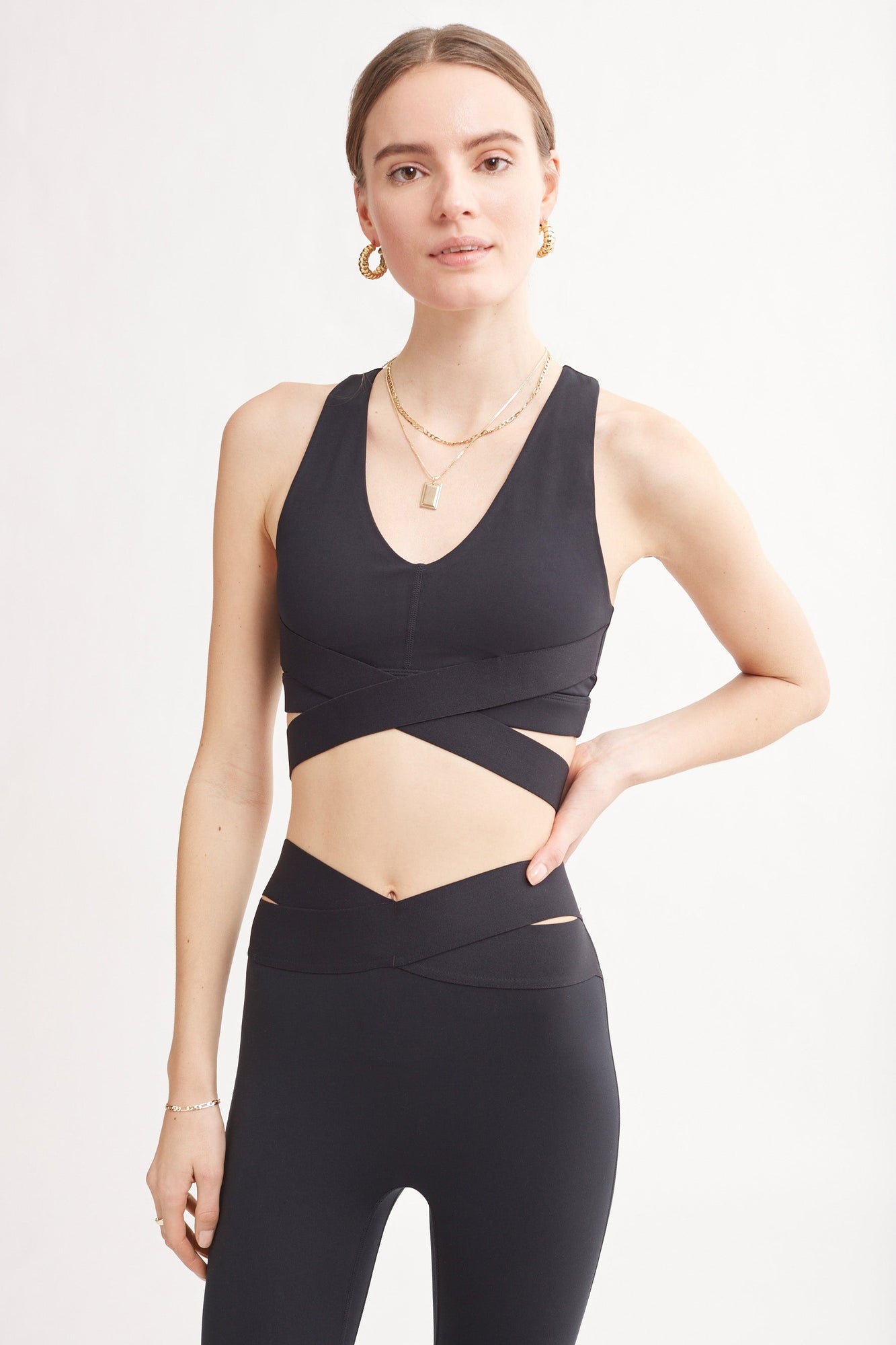 Le Ore | Corso Crossover Bra | Black