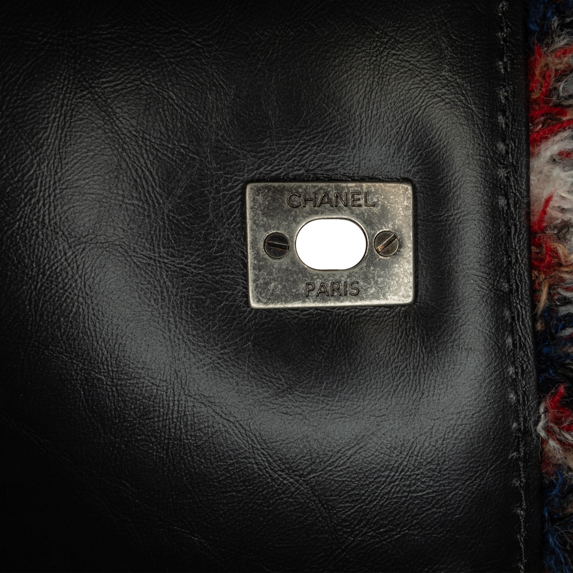 Chanel | Pre-Owned CC Tweed and Shearling Single Flap | Multi