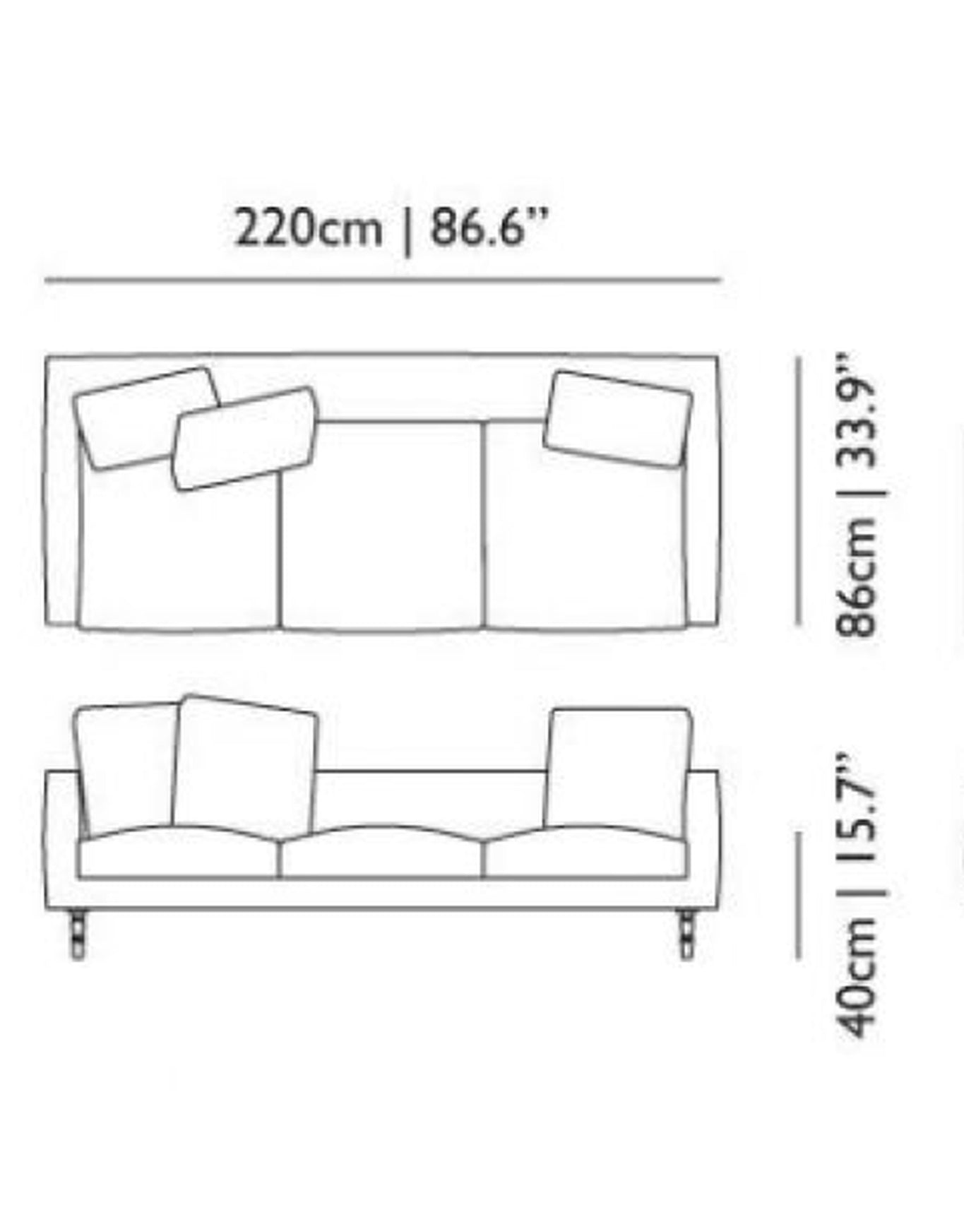 (BUNDLE-PREORDER) Boutique Triple Seater Diamond Arredo & Boutique Pillow Diamond Arredo & Legs | Toes Chrome (Set of 4)