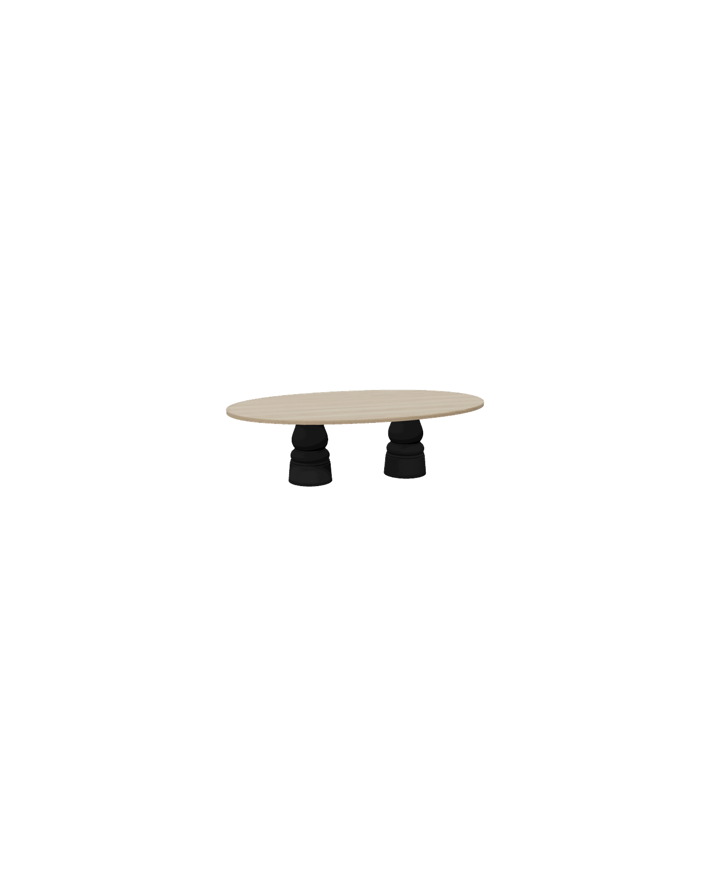 (BUNDLE) Container Top Oak | 260x150 | White Wash Stained & Container New Antiques 7143 | Black