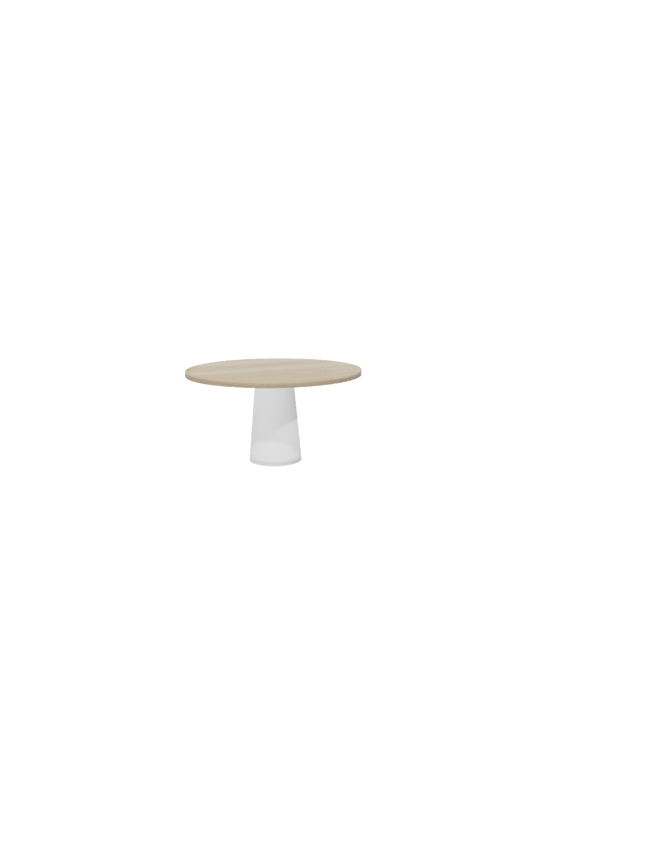 (BUNDLE) Container Top Oak D140 | White Wash Stained & Container Table Foot 7143 | White