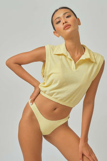 Women | Gabrielle Crop Top | Butter Terry