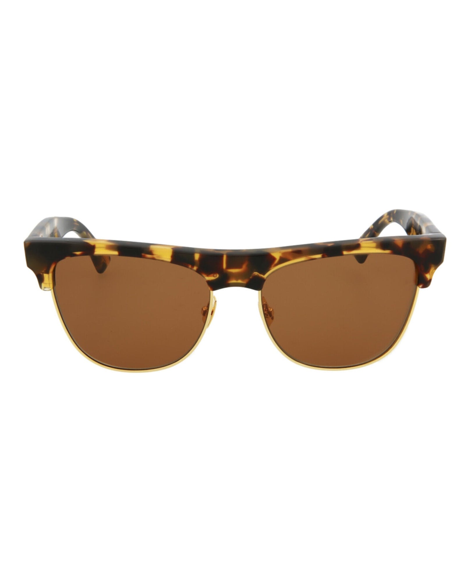 Bottega Veneta | Unisex | Square Acetate Sunglasses | Havana
