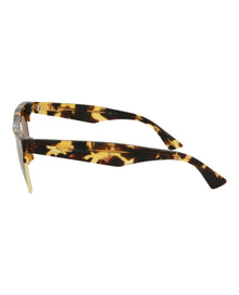 Bottega Veneta | Unisex | Square Acetate Sunglasses | Havana