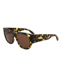 Bottega Veneta | Women | Square Acetate Sunglasses | Black