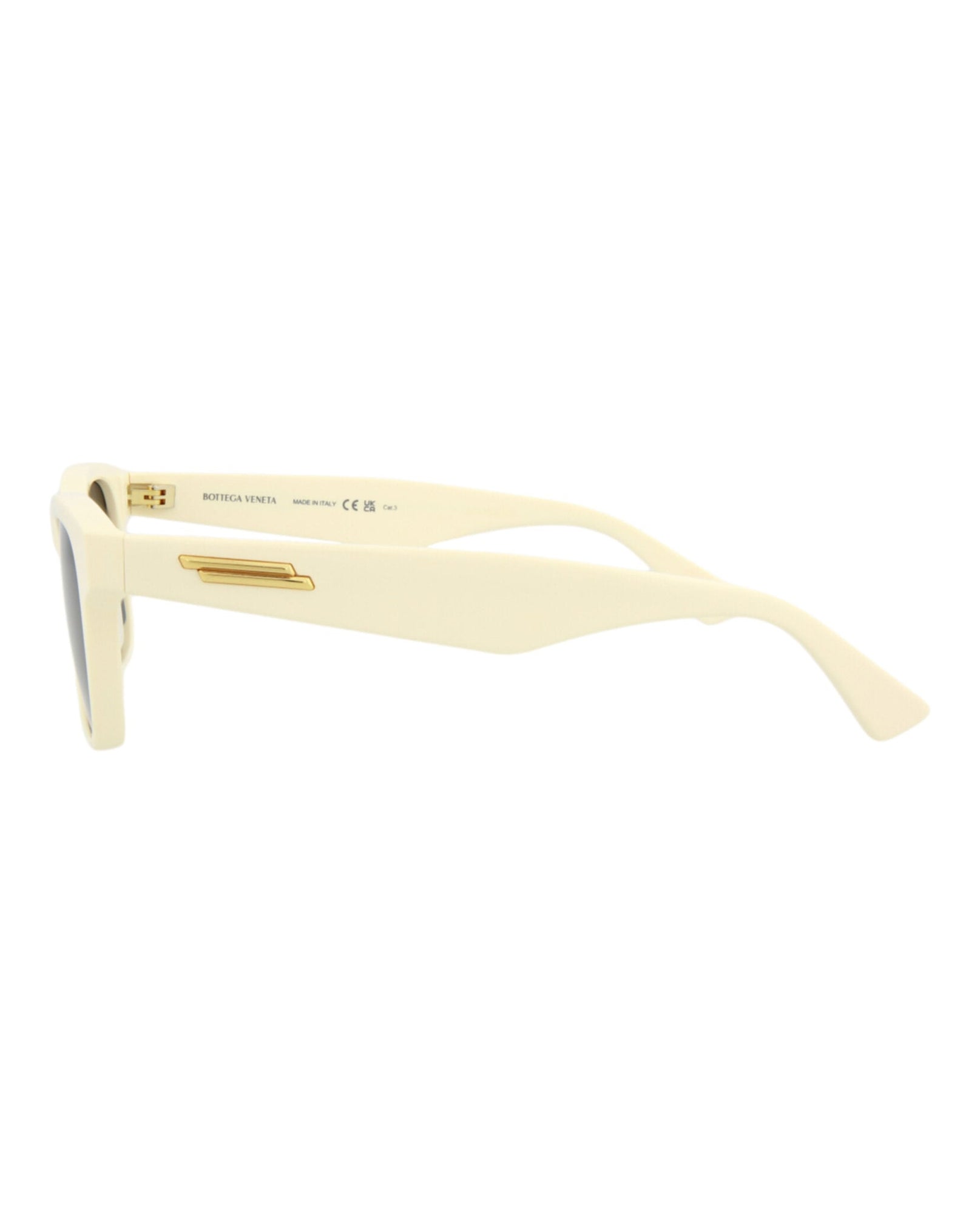 Bottega Veneta Square Acetate Sunglasses | Ivory