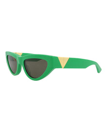 Bottega Veneta | Women | Cat Eye Acetate Sunglasses | Green