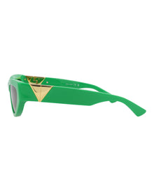 Bottega Veneta | Women | Cat Eye Acetate Sunglasses | Green